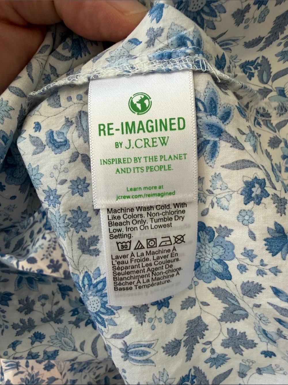 J. Crew Liberty® Ruffleneck Keyhole Top in Grace Emily Bell size XS BN379